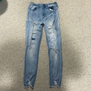 Light Blue Jeggings.